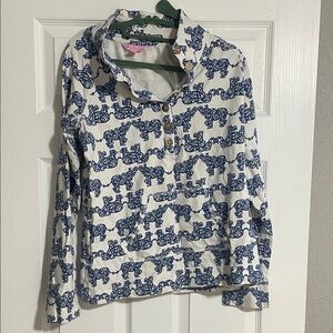 Elephant Patterned Pullover